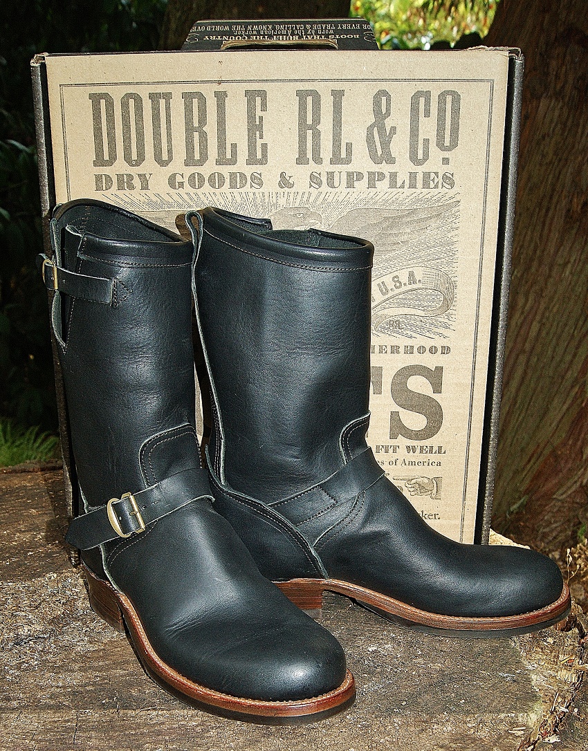 RRL Engineer Boots, Sizes 9.5 and 10.5, New In Box, $360 a pair
