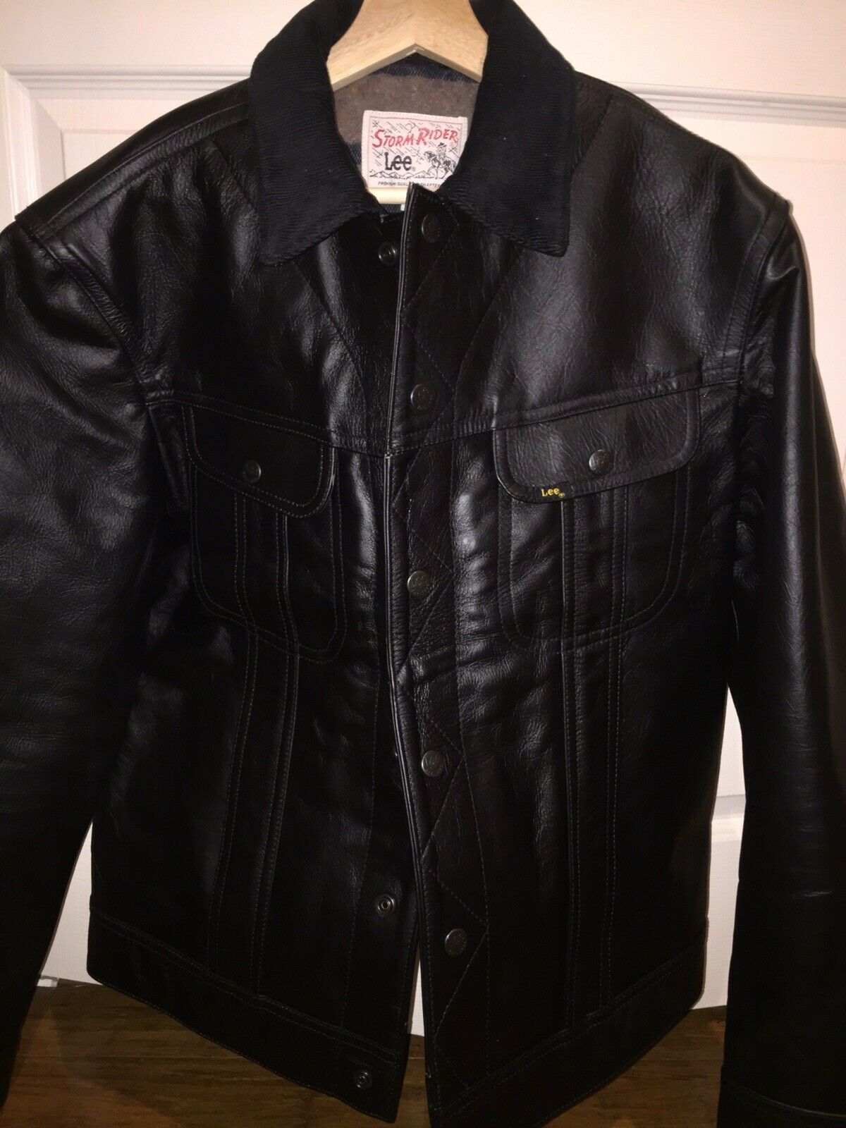 Lee 101 Leather Storm Rider Leather Jacket | The Fedora Lounge