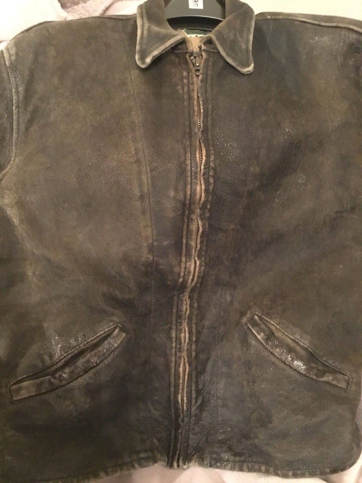 levi's vintage clothing 1930s leather jacket