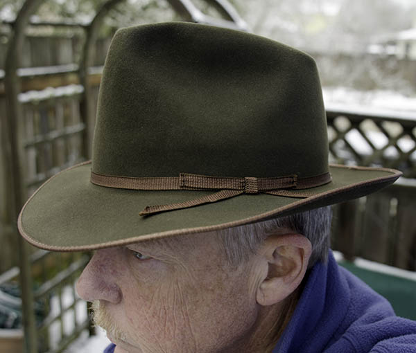Stetson cheap stratoliner walnut
