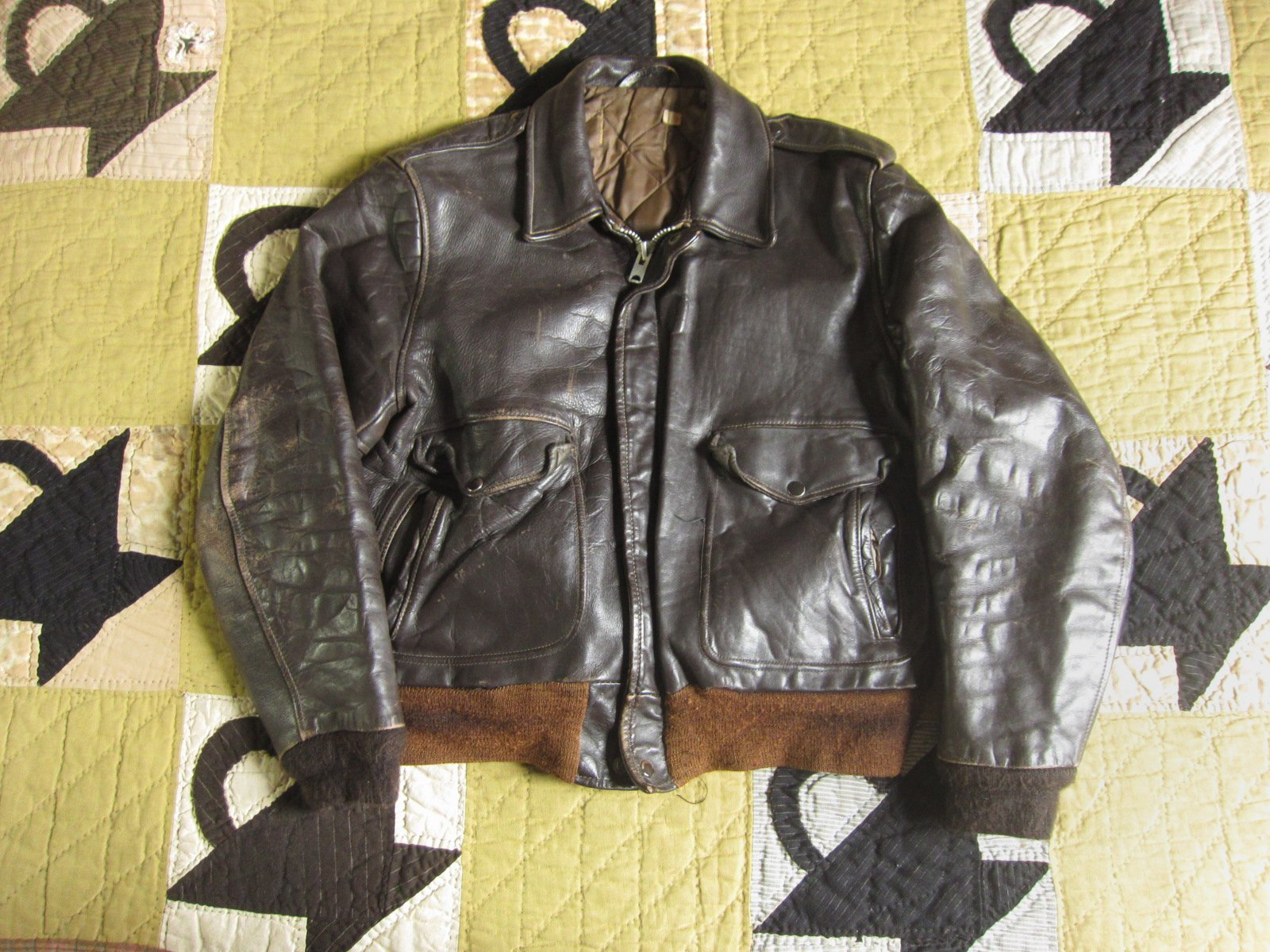 Help dating a vintage A-2 style Schott Bros(?) jacket | The Fedora Lounge