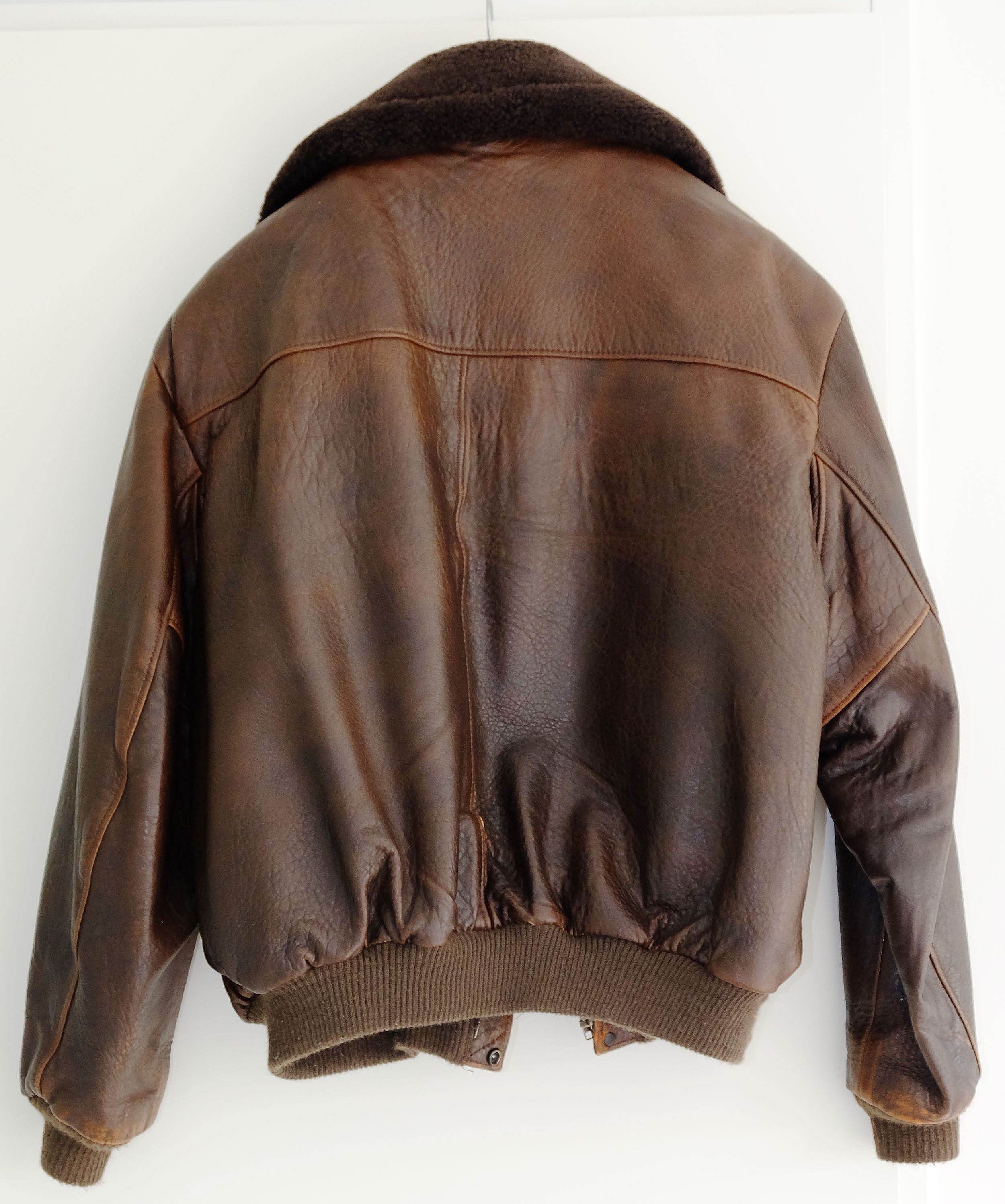 F/S: Schott N.Y. 184SM (A2) Flying Leather Jacket ( 4 in 1) size 52 USA ...