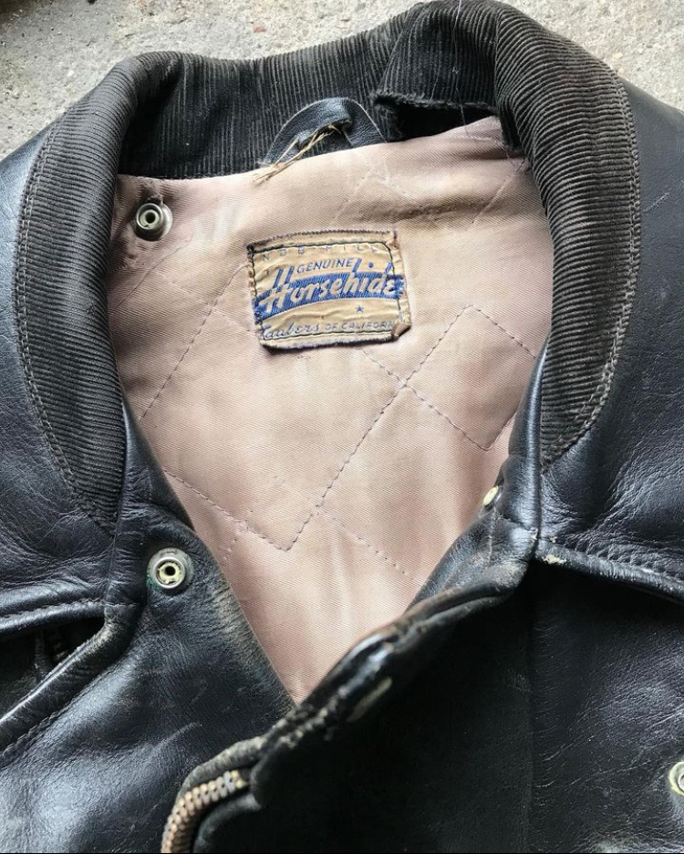 FS: Vintage (50s?) Well Made Leather Jacket Co of California CHP