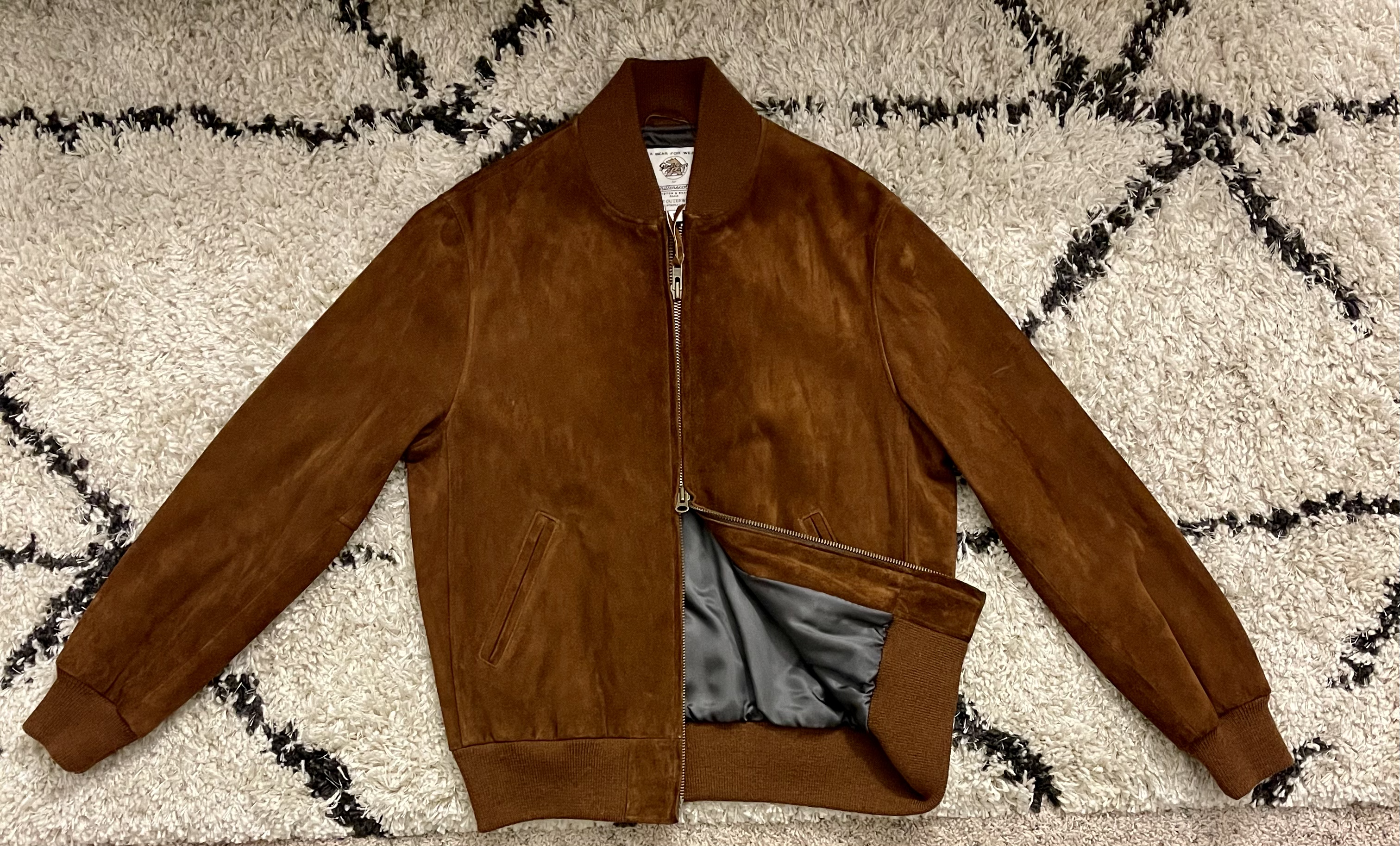 Golden bear suede clearance