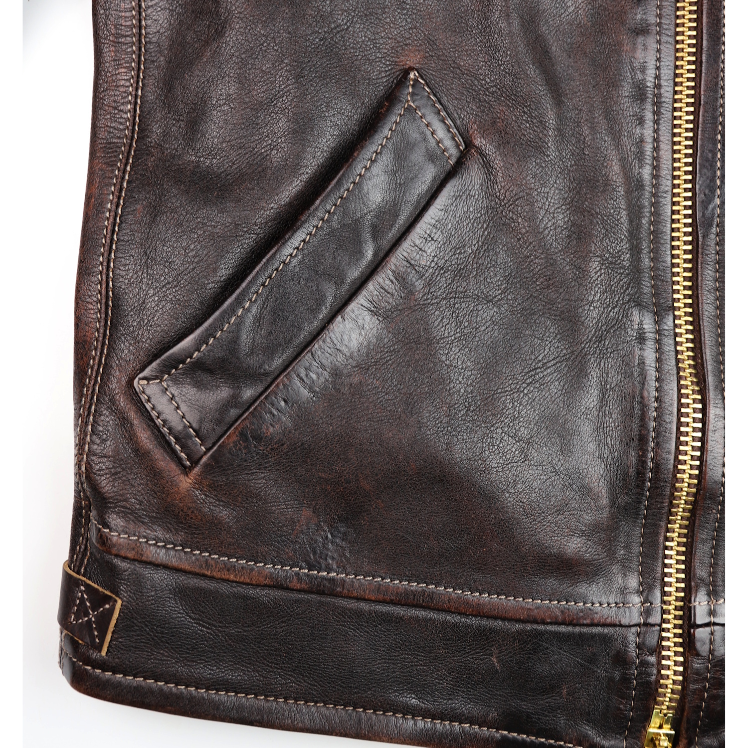 Thedi Idas Chestnut Bruciato Horsehide YV3 handwarmer.jpg