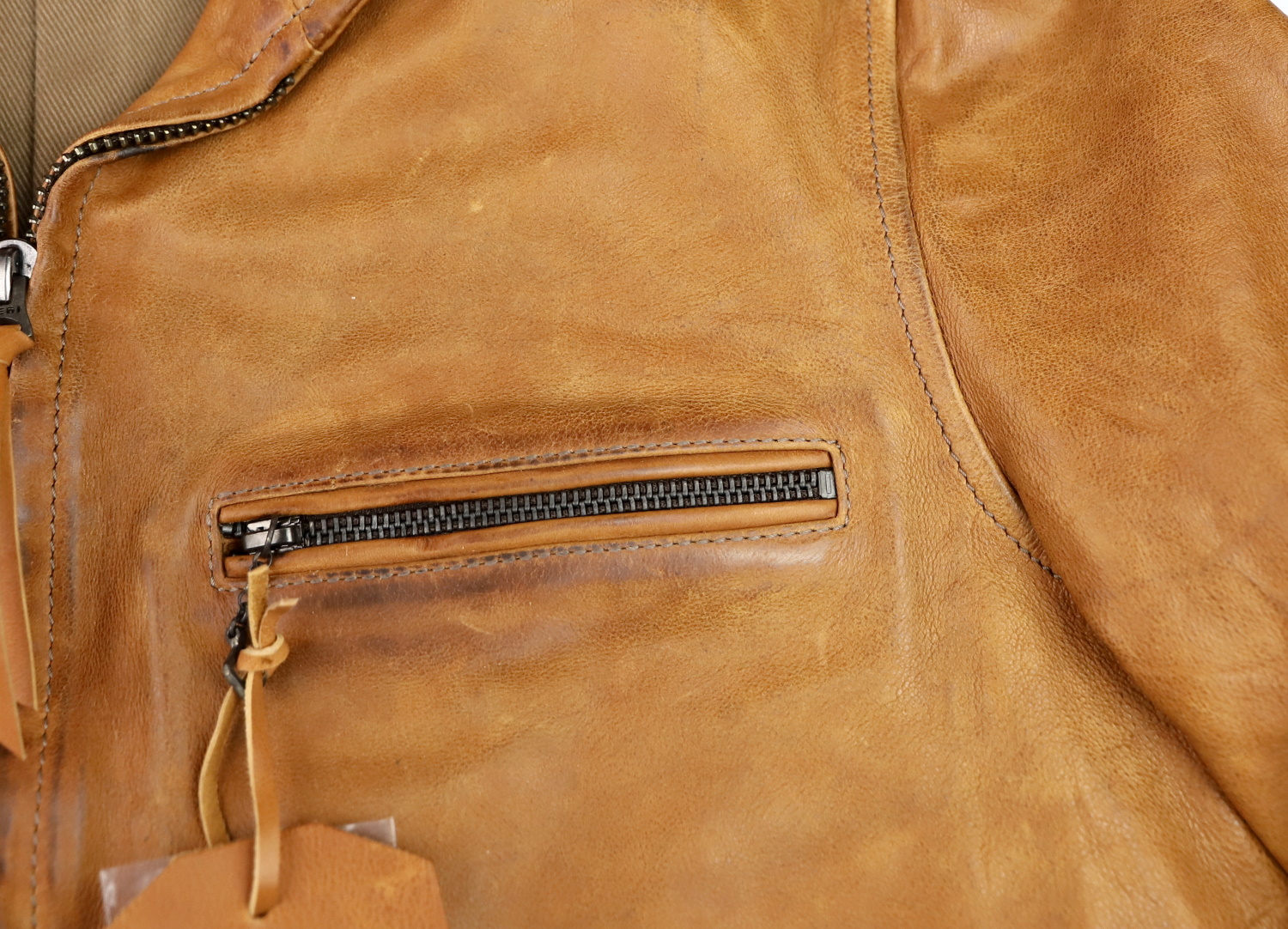 Thedi Markos Zip-Up Shawl Collar Cuoio Buffalo Small chest pocket.jpg