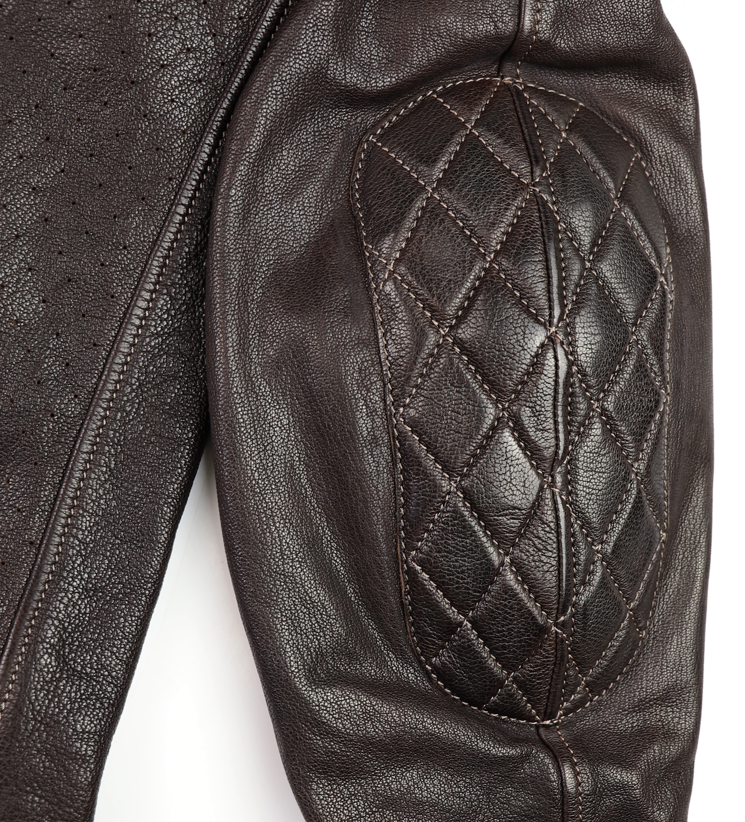 Thedi Maximos Cafe Racer Brown Goatskin elbow quilting.jpg