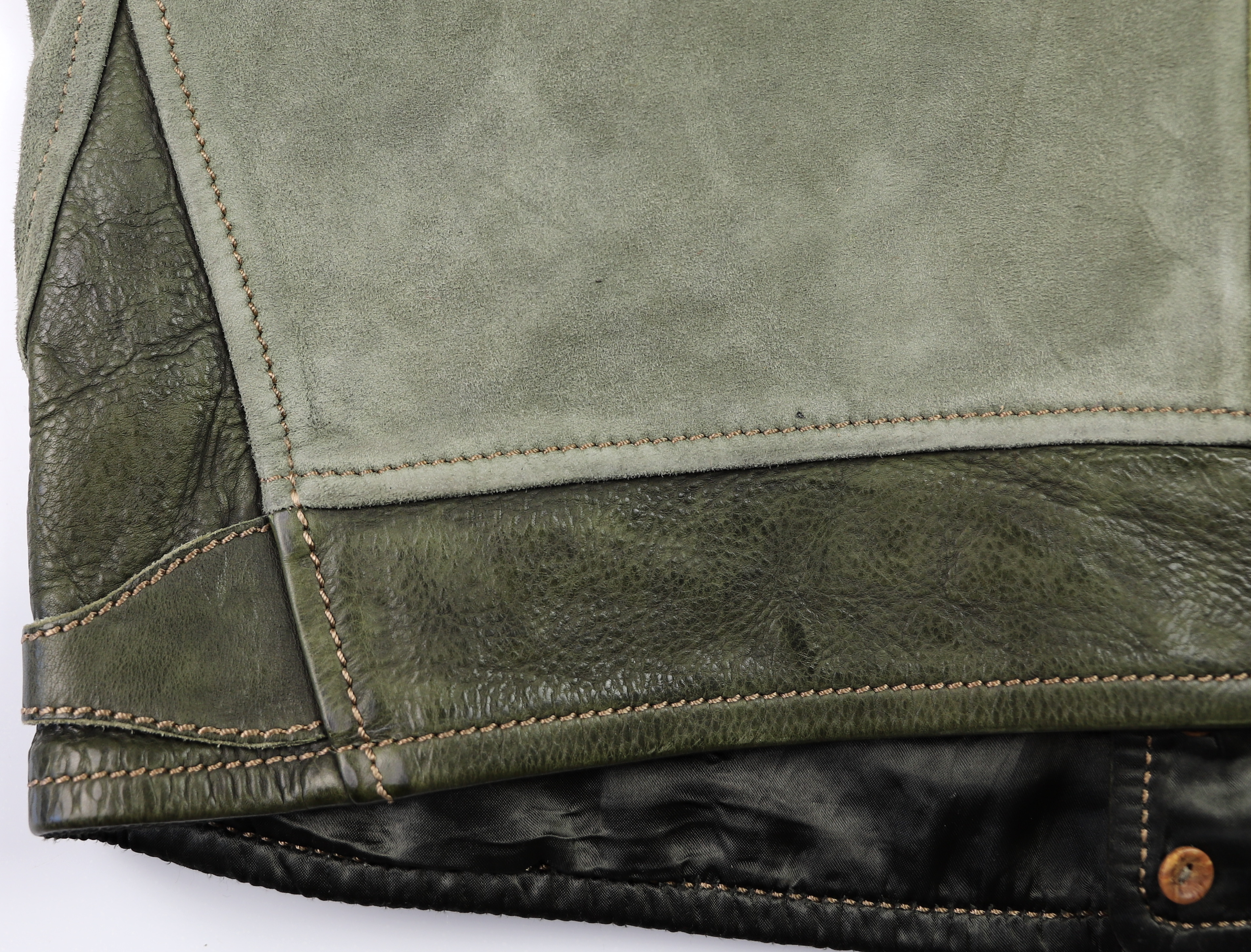 Thedi Niko Button-Up Green Goat Suede + Cowhide THNB2 lower back.jpg