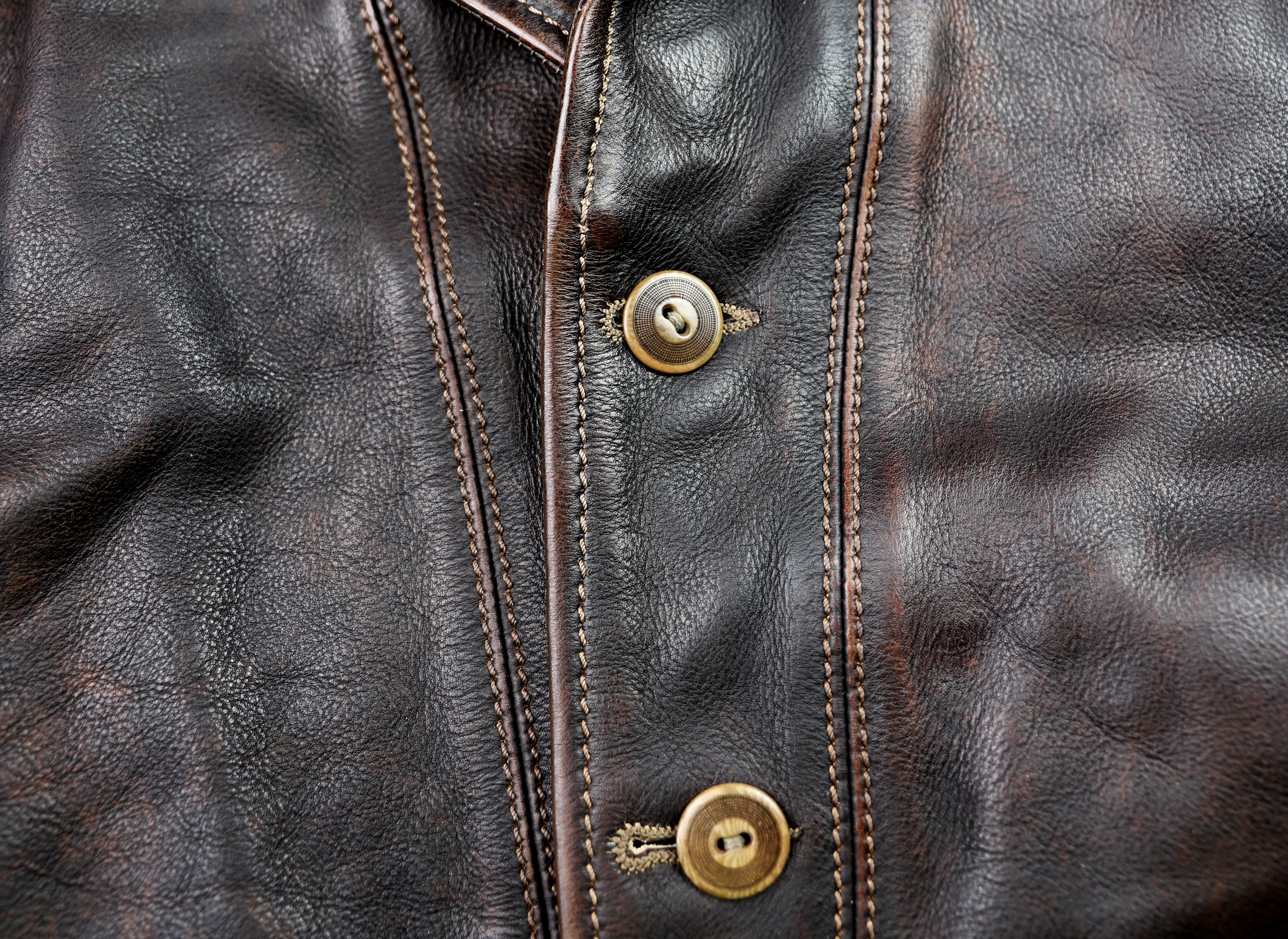 Thedi Niko Button-Up Hand-Dyed Brown Cowhide JG1 buttons.jpg