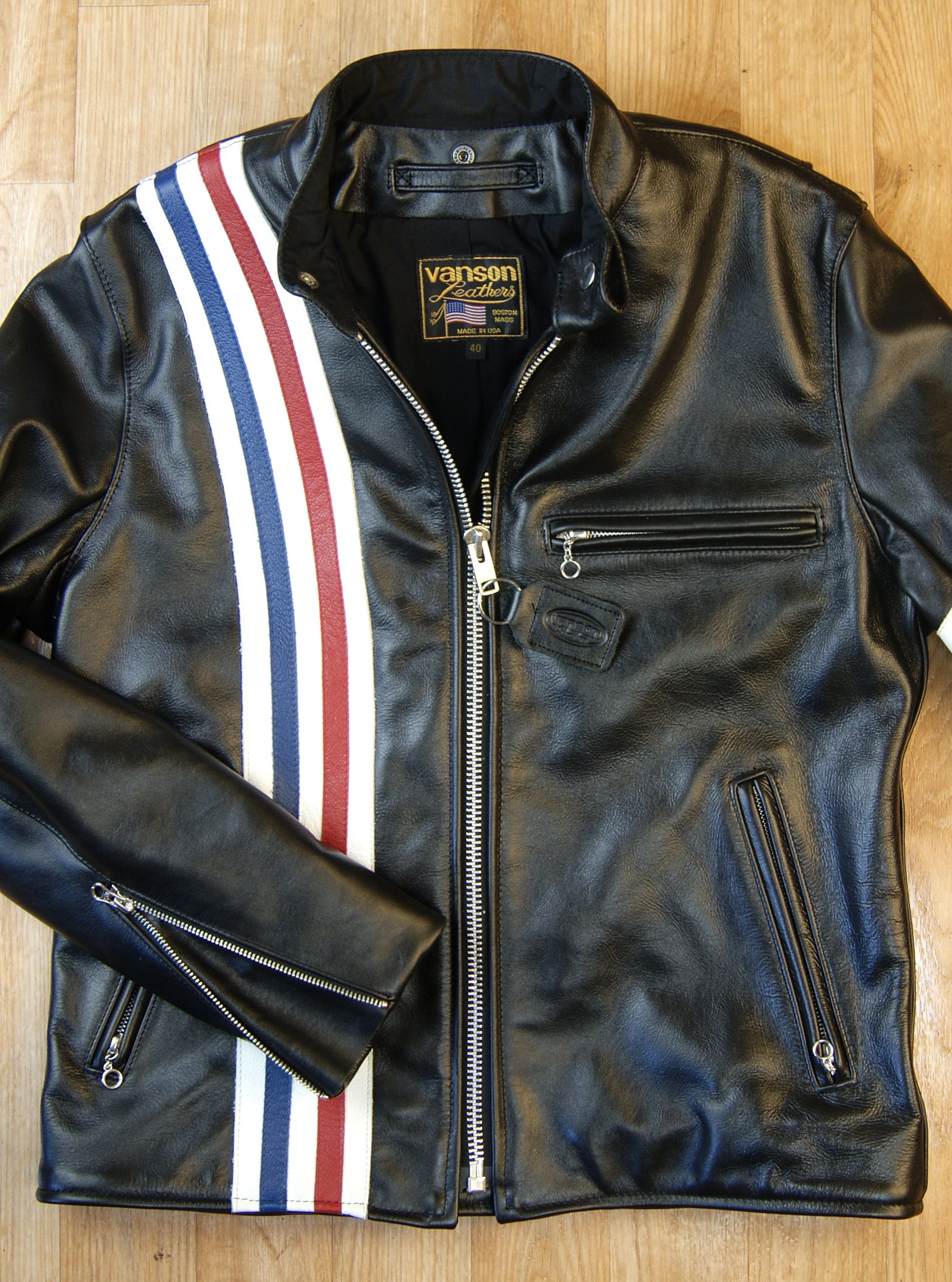 Vanson America Jacket size 40 front 1.1.jpg