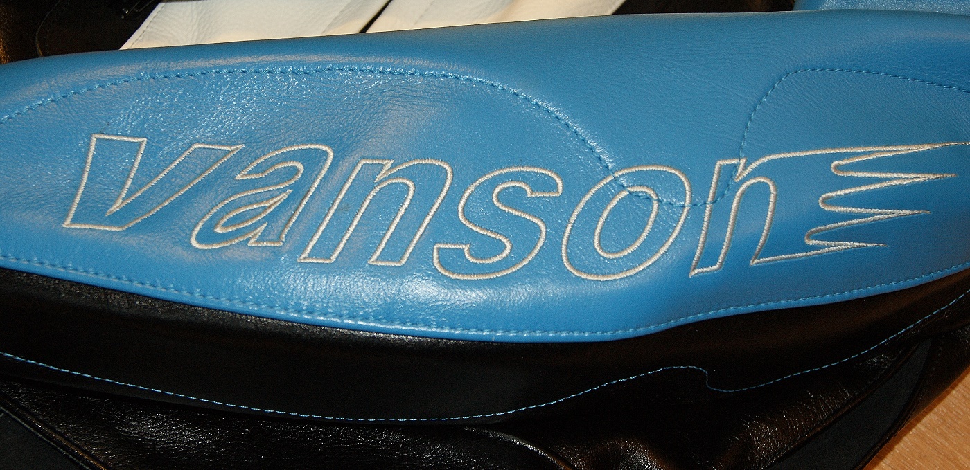 Vanson Custom Two-Piece Suit sleeve logo.jpg