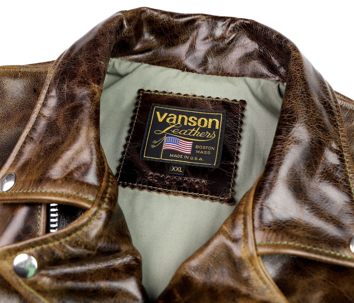 Vanson Daredevil **L Dark Maple Bainbridge TR9 tag.jpg