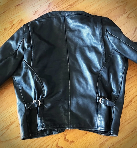 Vintage Vanson Model F Black Motorcycle Jacket Size 42 | The Fedora Lounge