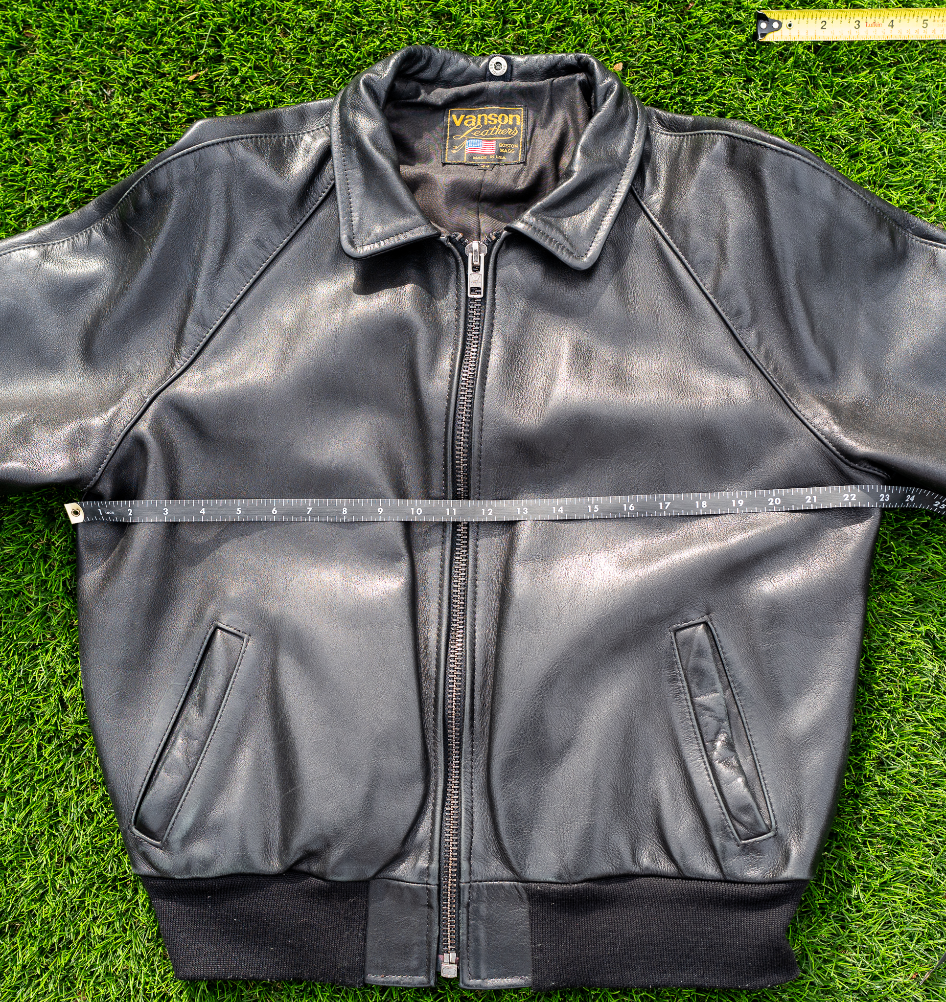 Vanson Stadium Jacket Vintage Competition Weight - Size 44 | The Fedora  Lounge