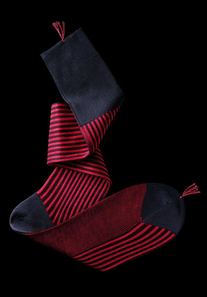 William Abraham socks - red striped.jpg