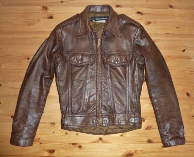 F.S - 1960s Vintage AMF Harley Davidson Leather Jacket - Size 34