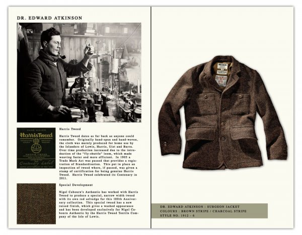 Surgeon's Jacket (Tweed) by Nigel Cabourn | The Fedora Lounge