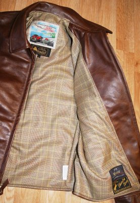 Aero Original Hercules Russet Vicenza lining.jpg Aero Original Hercules Russet Vicenza lining.jpg