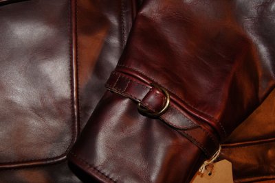 Aero Long Half Belt Cordovan CXL Steerhide cinch cuffs.JPG Aero Long Half Belt Cordovan CXL Steerhide cinch cuffs.JPG