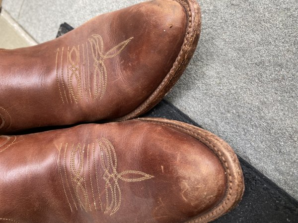 最終値下げ RRL Western Boots 8D 黒-