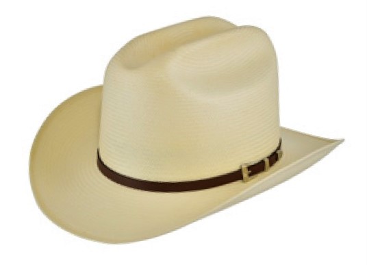 Miller hats Rancher Straw style 192 brim is 3 - crown is 4.5 - great band - $95.jpg