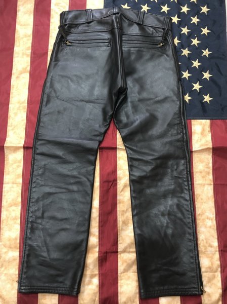 langlitz dark brown cowhide pants_08.JPG