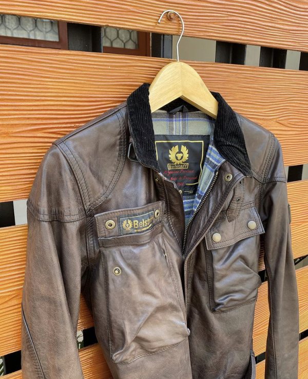 FS: Vintage Belstaff Trialmaster Panther 1966 Leather Jacket Gold 