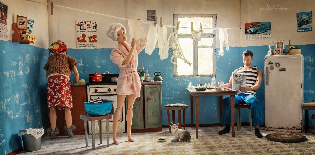 The life of Barbie and Ken in the Soviet Union by Lara Vychuzhanina 4.jpg