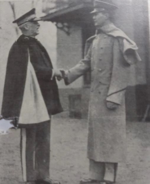 Bordentown Military Institute_Col_Landon_with_Cadet_Chapman_USMA_1929.jpg