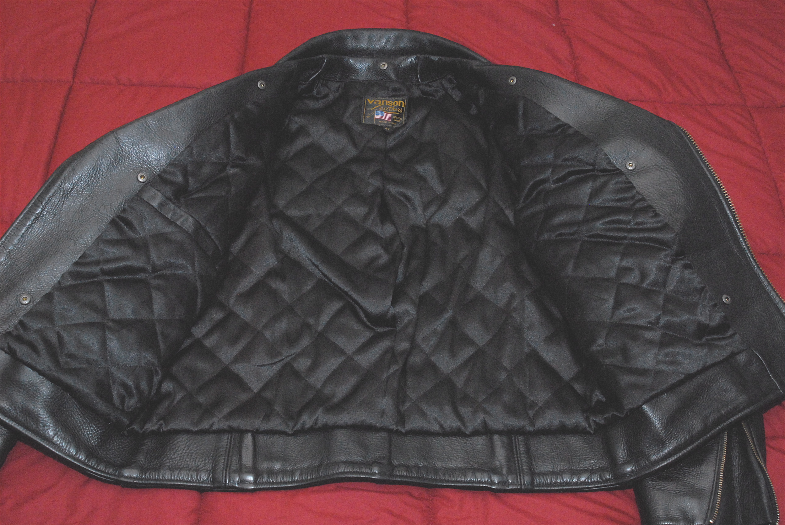 Vanson C2 Quilted LIning